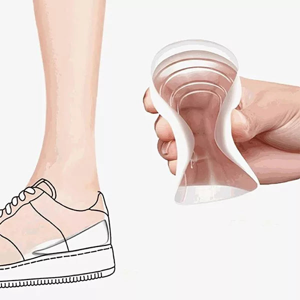 ElevateStep | Silicone Gel Heel Lift Inserts voor hoogte, comfort en ondersteuning