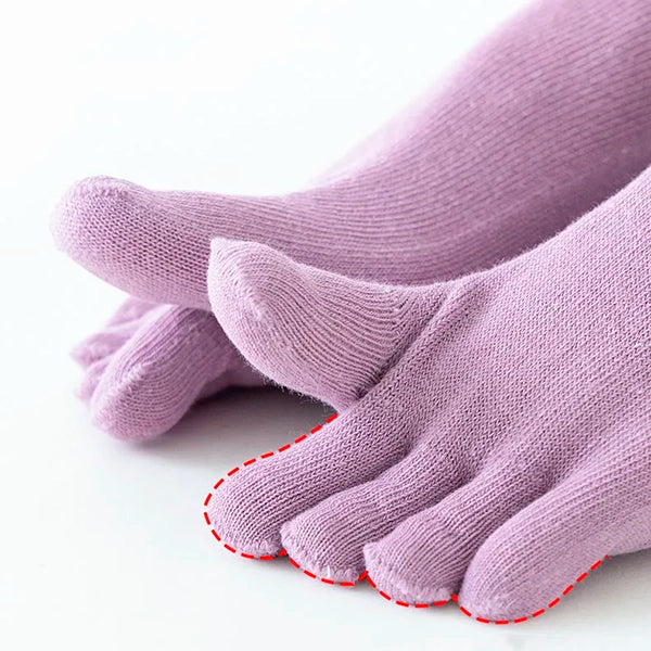 PureStep | Antislip katoenen teensokken voor de hele dag comfort en frisheid