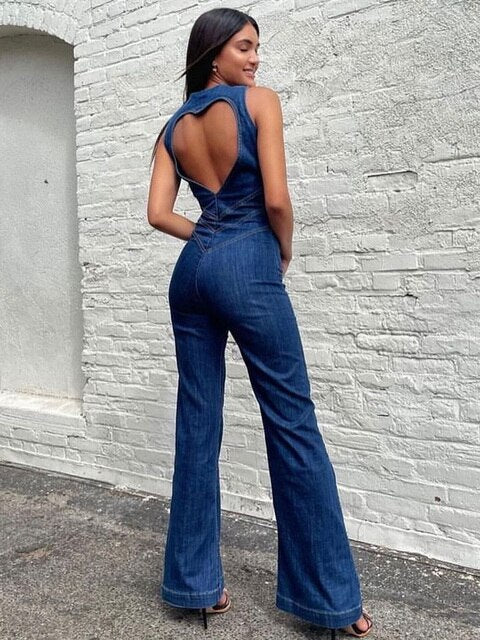 Delilah | De denim jumpsuit van Sculpt & Stroll