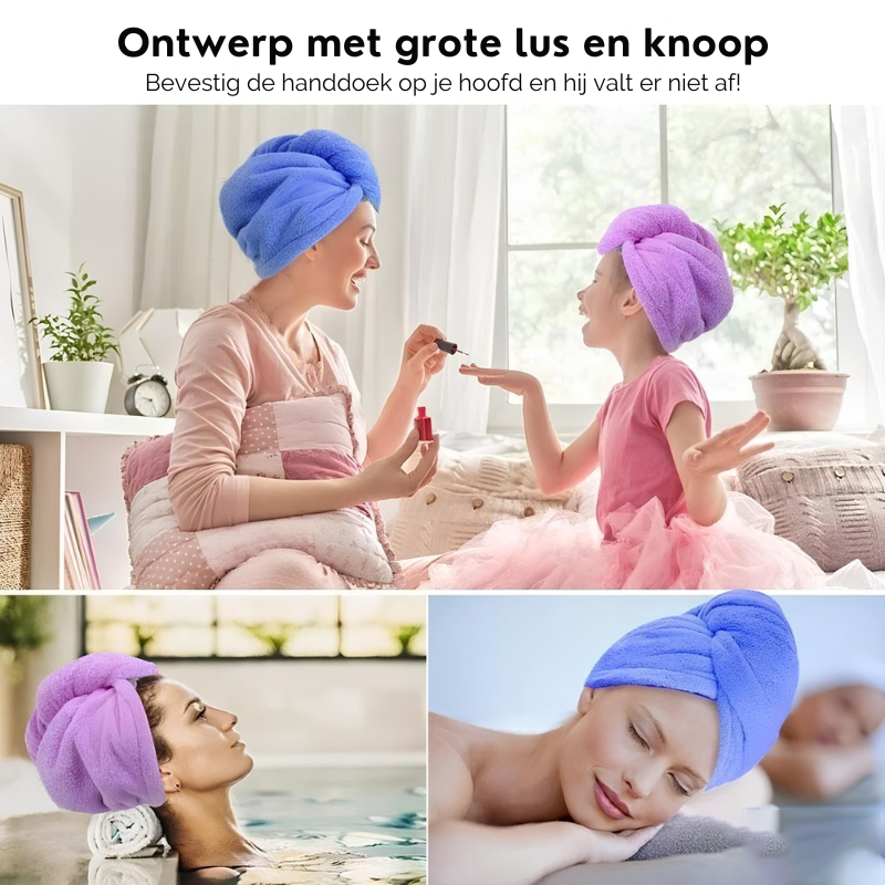 SwiftDry | Supersnelle Drooghanddoek voor Haar