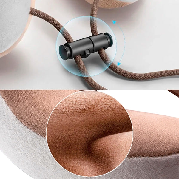 Neckova | Verwarmd U-vorm reis massagekussen
