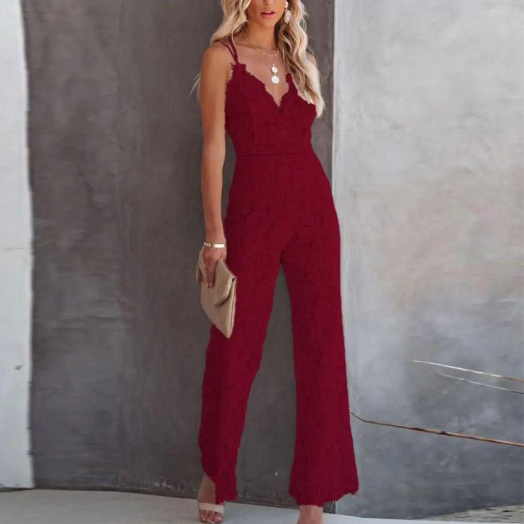 Sylvienne | Jumpsuit met kanten elegantie