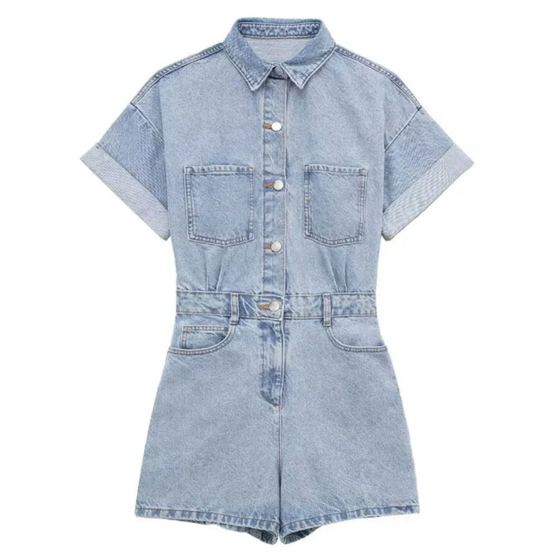 Lumeris | Denim Playsuit Zomer Sculpt