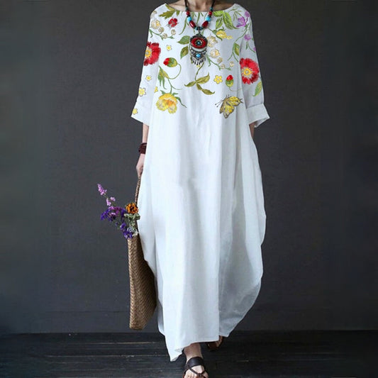 Floravelle | Elegante Bloom Maxi Dress