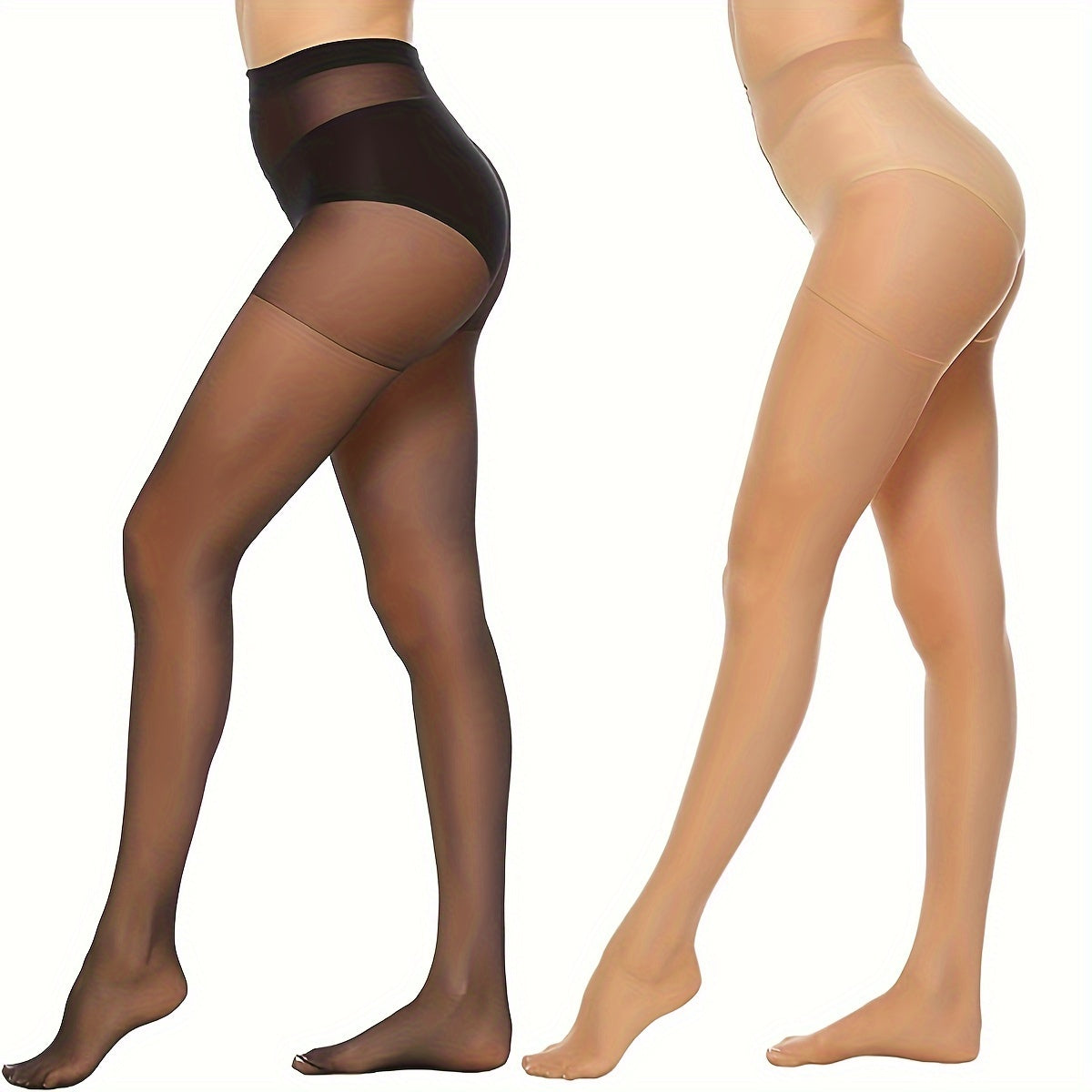 LuxeMesh | Semi-Transparante High-Waisted Panty Set (6 Pak)