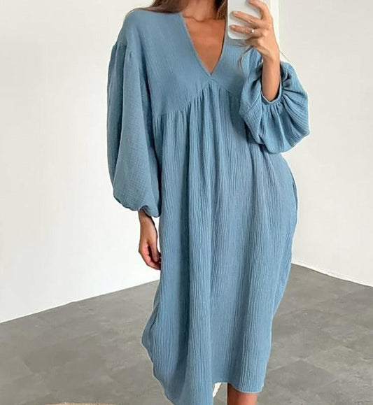 Sylviane | Alledaagse uitstraling casual jurk