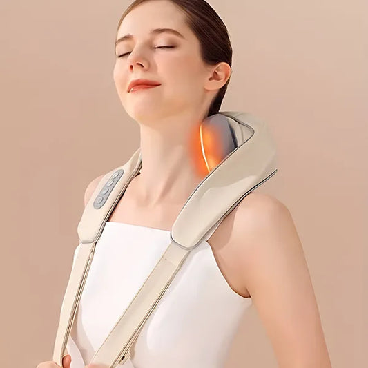 MassageMate | Snoerloze Shiatsu-massager voor verlichting en ontspanning van het hele lichaam