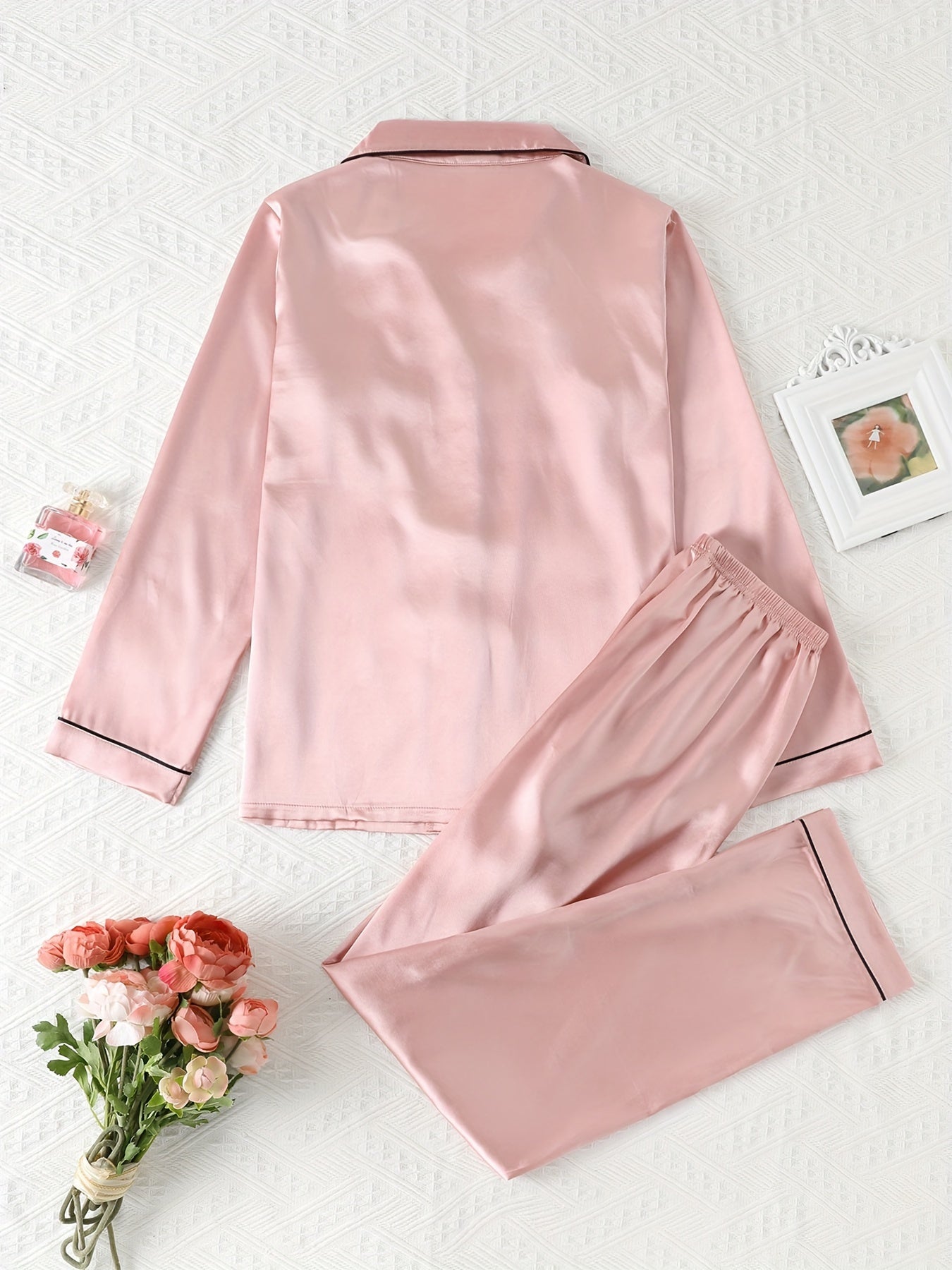 SlumberLux | Satin Elegance Pajama Set