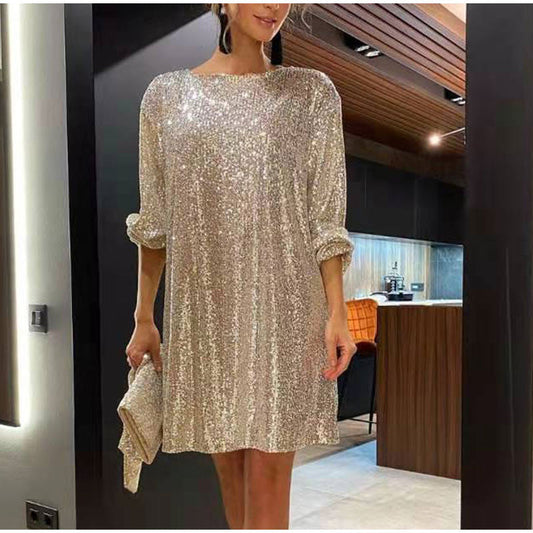 Valarelle | Liora strass feestjurk met riem