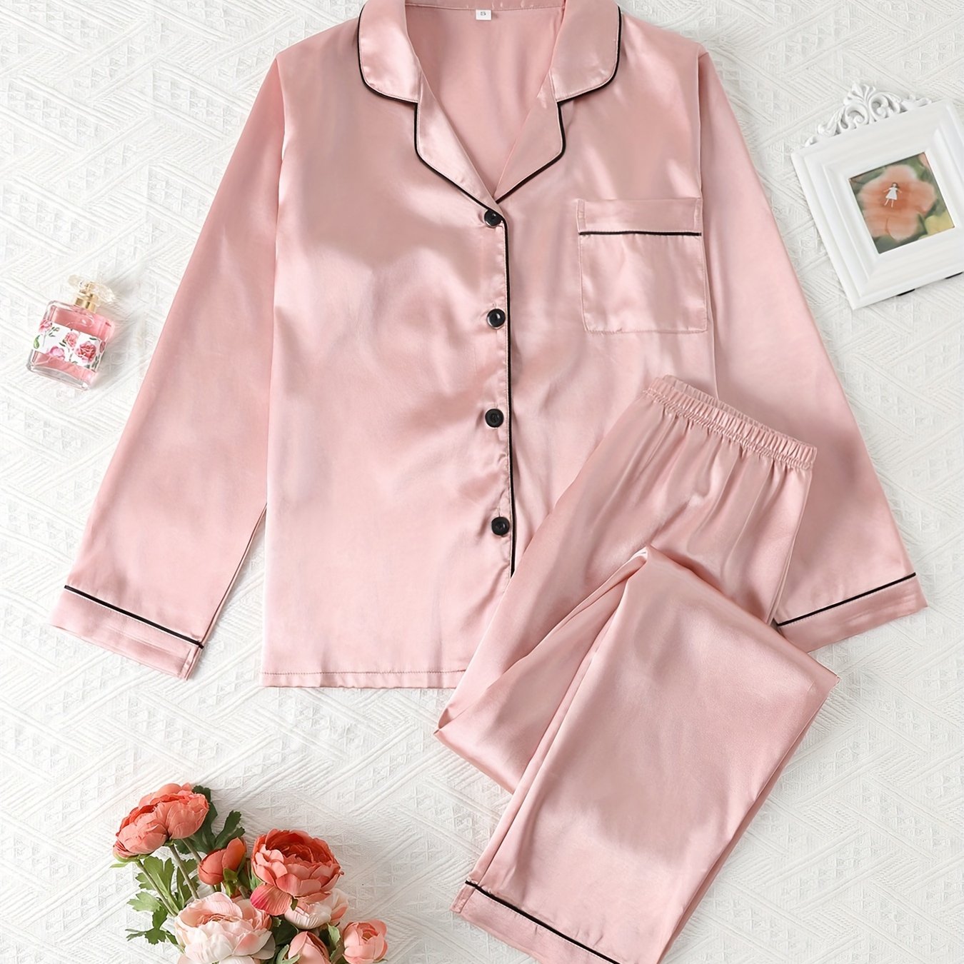 SlumberLux | Satin Elegance Pajama Set