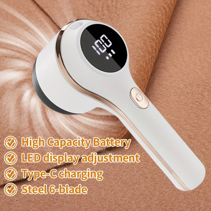 FluffErase | USB Oplaadbaar Scheerapparaat voor Kleding, Meubels & Beddengoed