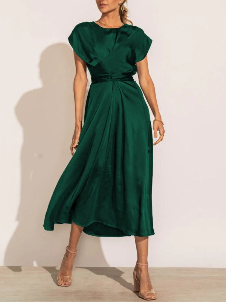 Amelora | Elegante nauwsluitende midi-jurk