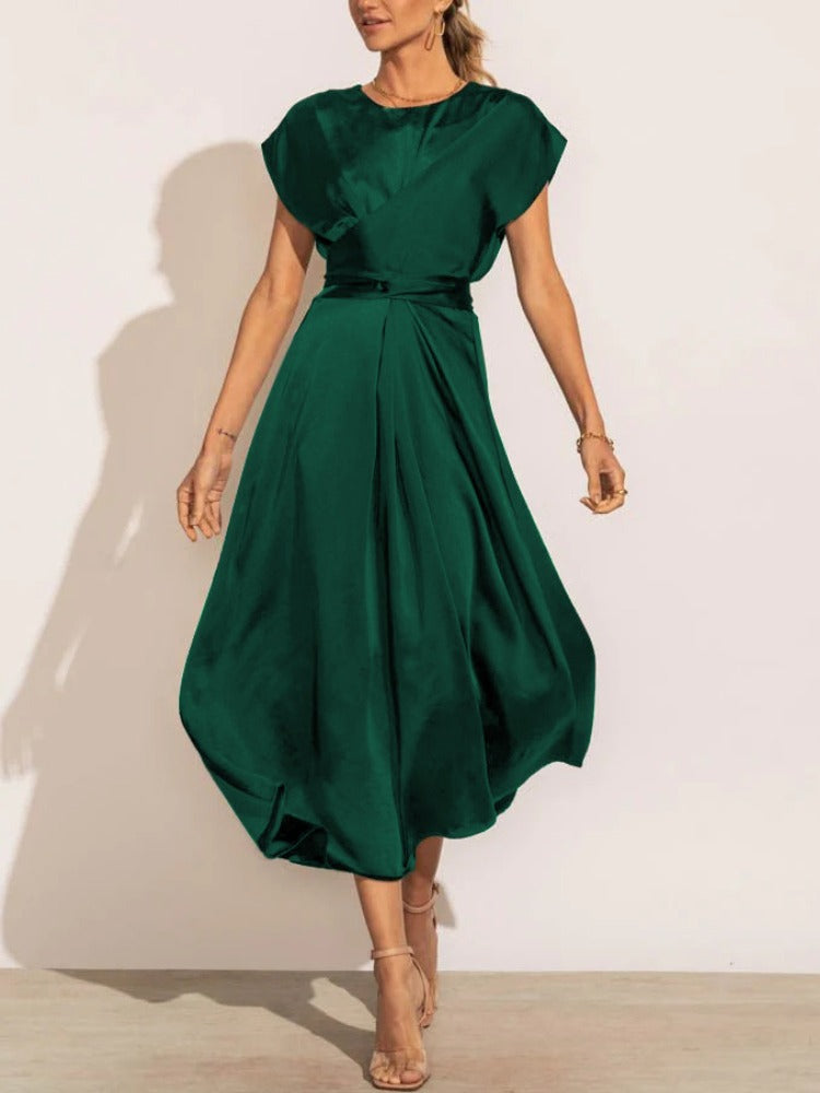 Amelora | Elegante nauwsluitende midi-jurk