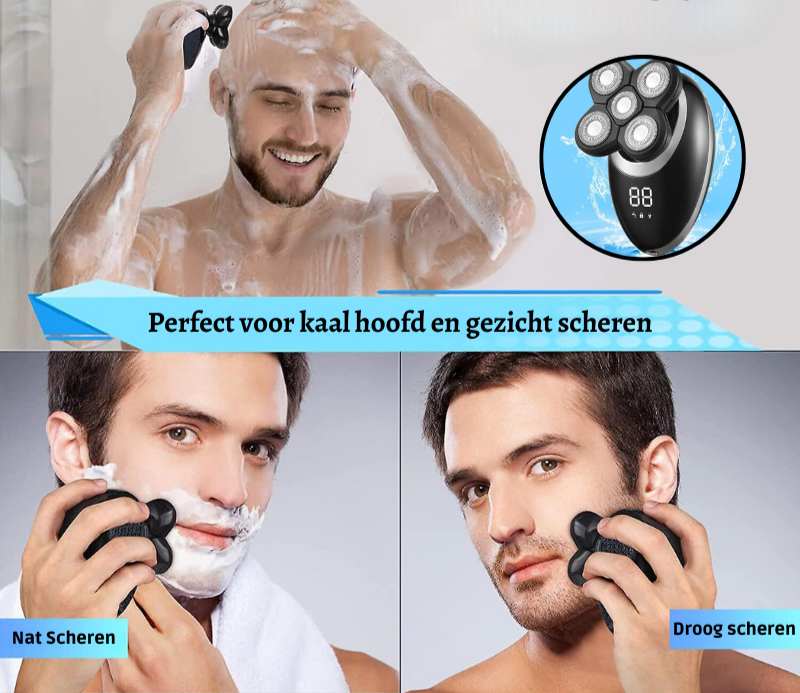 PowerTrimmer | Een waterdichte, snoerloze en precisietrimmer voor mannen