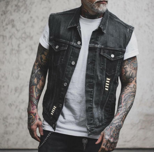 Rauvessa | Stoer Denim Motorvest