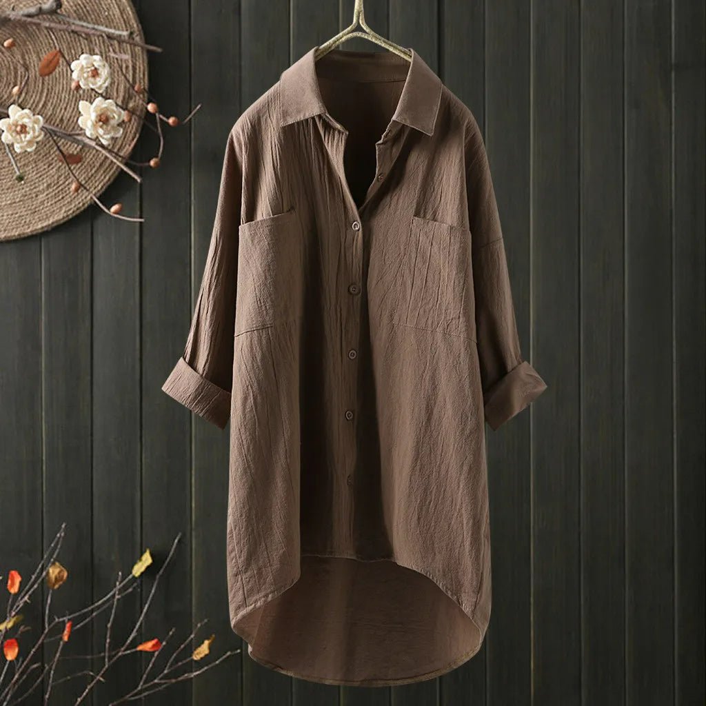 Elunora | Elegante Lange Mouwen Blouse