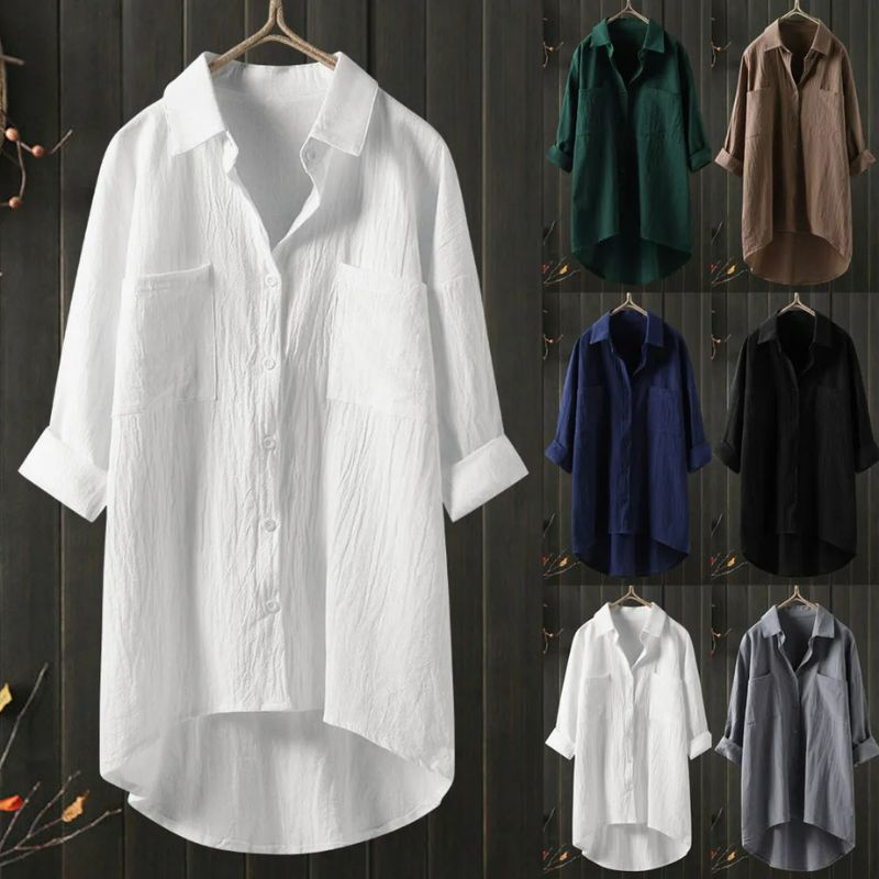 Elunora | Elegante Lange Mouwen Blouse