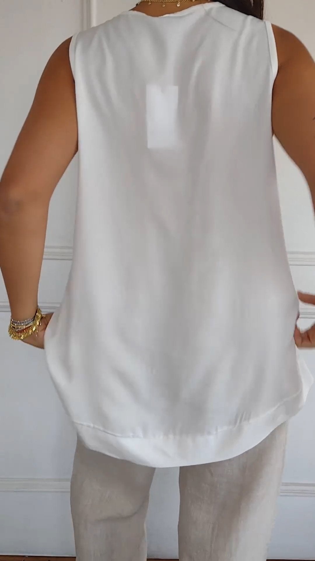 Vehlora | Moeiteloze elegantie top met V-hals