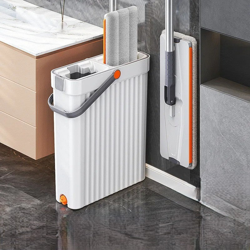 FlexiMop | Ultradunne zelfoprollende mop - Lichtgewicht, efficiënt en zonder geknoei