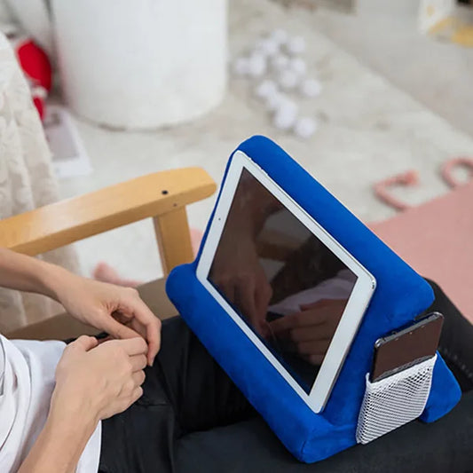 EasyView | Draagbare tablet- en iPad-kussenstandaard voor handsfree kijken en comfort