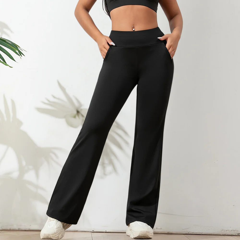 Olivia | Comfortabele, stijlvolle en flexibele Yoga Flare Pants voor elke houding