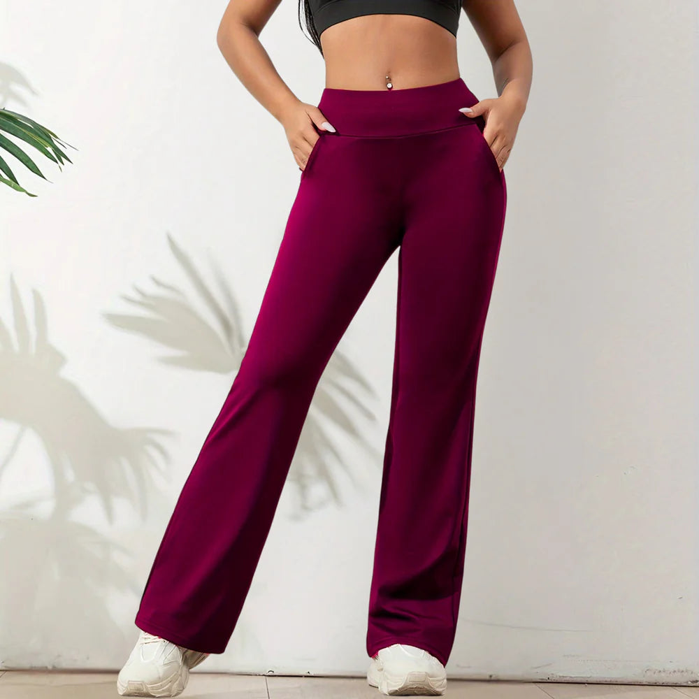 Olivia | Comfortabele, stijlvolle en flexibele Yoga Flare Pants voor elke houding