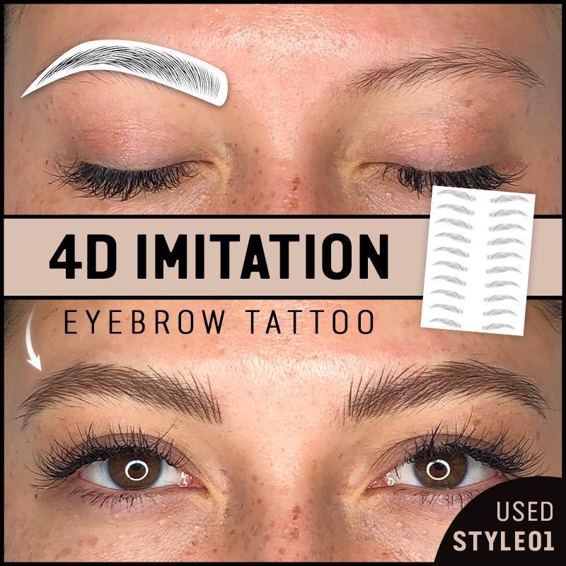 4D Imitation Eyebrow Tattoos - whambeauty