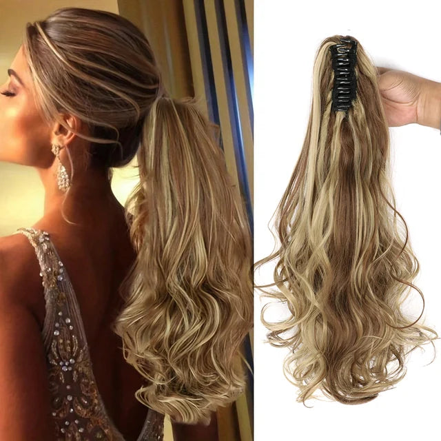 ClawClipExtensions | Klauw Clip In Golvende Paardestaart Extensies