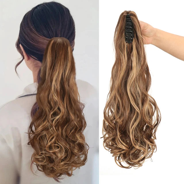 ClawClipExtensions | Klauw Clip In Golvende Paardestaart Extensies