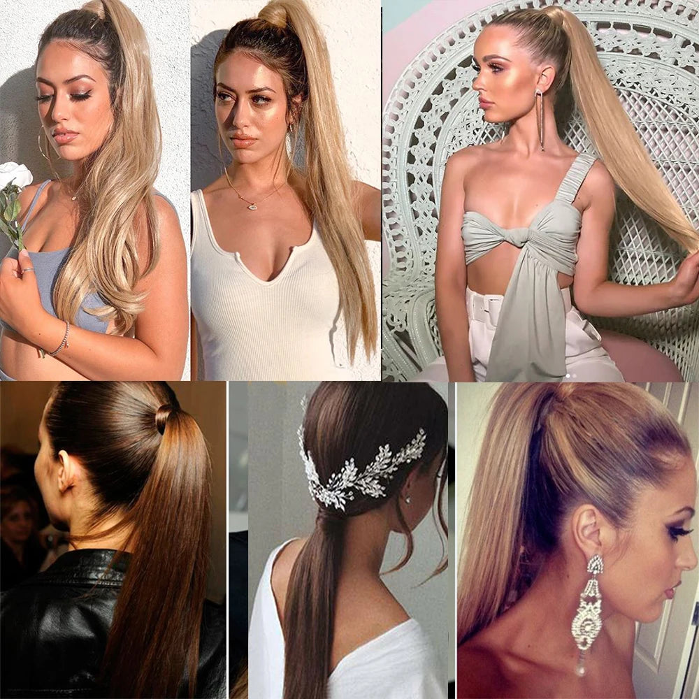 StraightPonyTail | Rechte paardenstaart Haarextensies