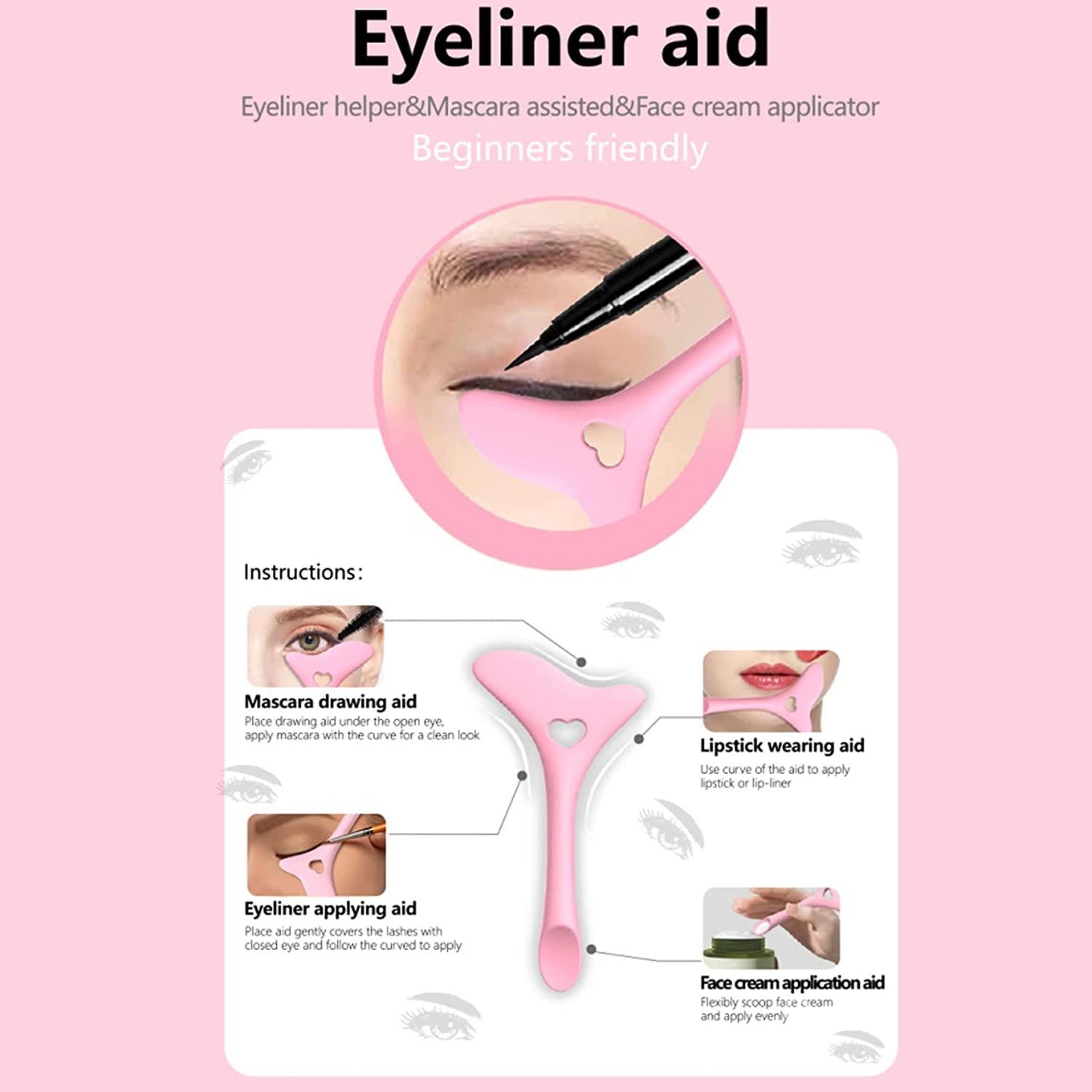 FineLine - Siliconen Eyeliner Stencil - whambeauty