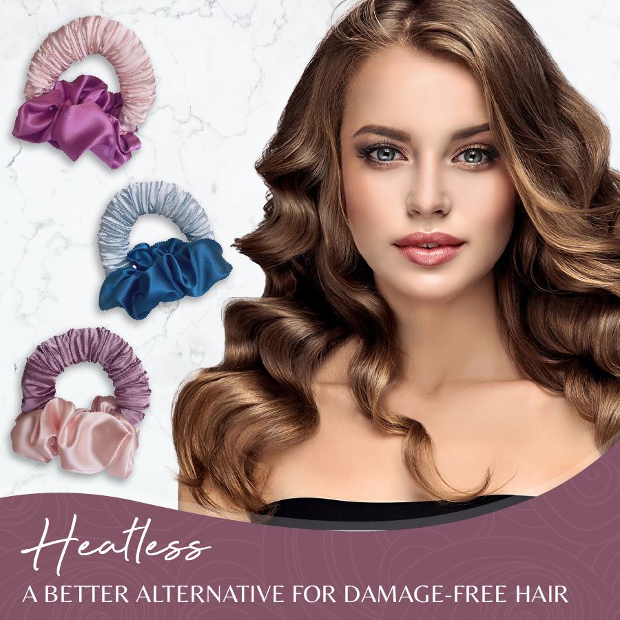 Heatless Hair Curling Roller Scrunchie Kit - whambeauty